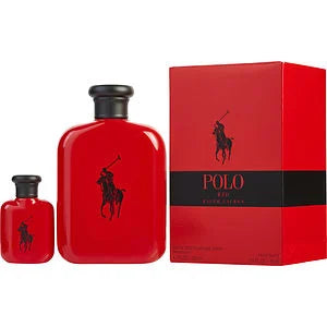 Polo Red Gift Set - 4.2 oz Eau De Toilette Spray + 0.5 oz Mini EDT